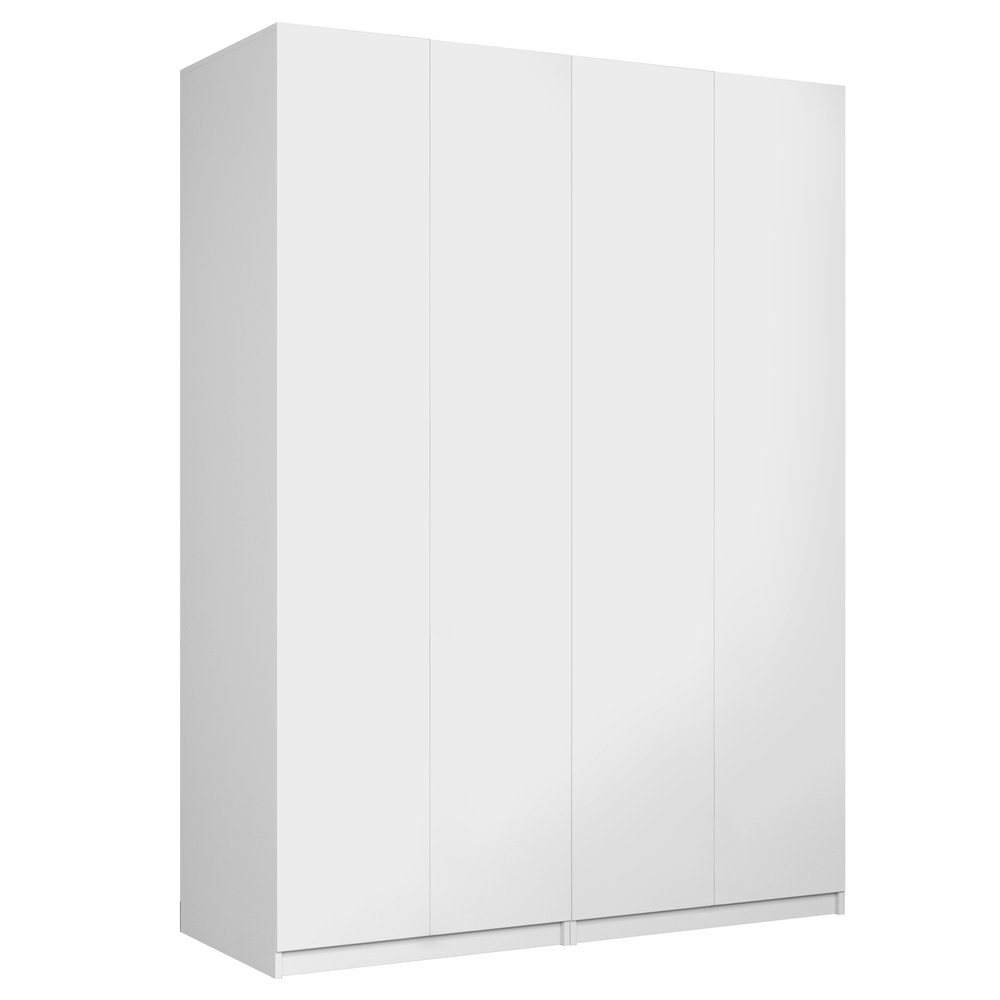 Система из двух шкафов Локер 800+800 ("Гармошка" с системой Push to Move/Правый) (Белый снег 1600х2200х525 Локер двойной (базовая компоновка))